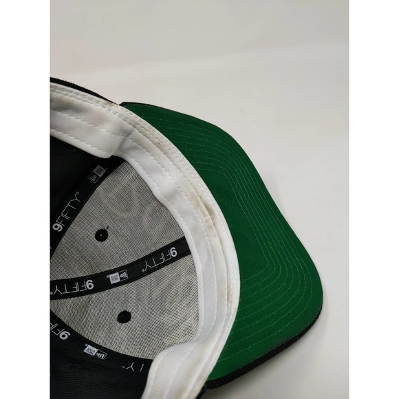 NFL New Era 9Fifty Oakland Raiders Snapback Hat OSFM Black Embroidered Spell Out - Picture 10 of 12